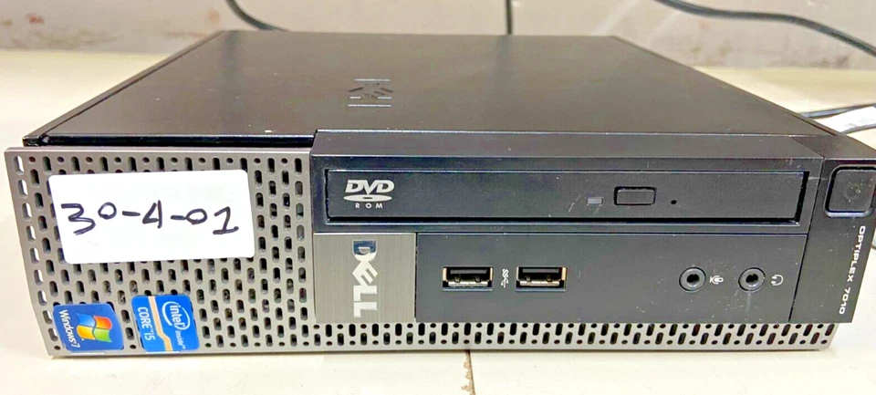 Dell OptiPlex 7010 SFF- i5-3470S - 4GB RAM - 256GB SSD - POWER CABLE (OFFERS OK) - Image 1 of 4