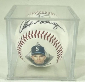 Alex Rodriguez Seattle Mariners Autographed Baseball With Photo And Stats  - Picture 1 of 6