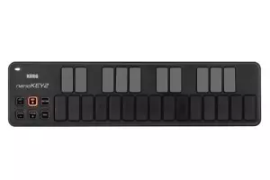 KORG Slim-Line USB Keyboard NANOKEY2 Black New in Box - Picture 1 of 7
