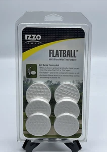 New 6 Pc IZZO Golf Flatball Hit Training Aid FB-401 - Picture 1 of 6