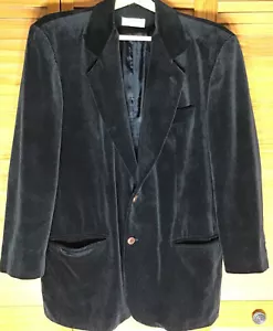 Vintage Giorgio Armani Velvet Le Collezioni Blazer Smoking Jacket Made in Italy - Picture 1 of 11