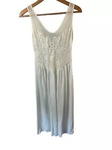 Vintage Victoria’s Secret 80s/early 90s ivory white nightie lace bridal wedding - Picture 1 of 10