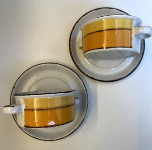 Midwinter Stonehenge SUN 2x Suppentasse mit Untertasse ca. 11,5cm Ø - Bild 1 von 7