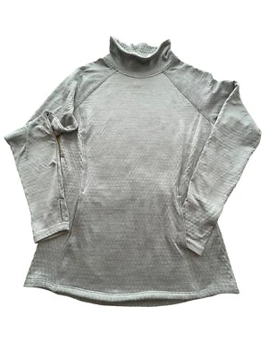 RBX Funnel Neck Sz L Gray Long Sleeve Thumb Holes Kangaroo Pocket Pullover - Image 1 of 4