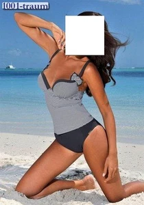 Tankini Sunflair rayas blanco y negro talla 36 C NUEVO  - Imagen 1 de 1