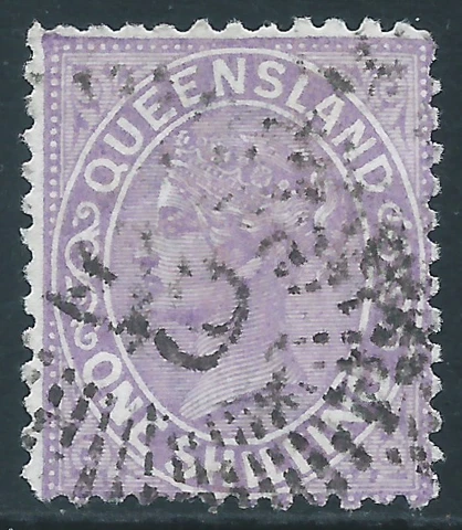 Queensland, Sc #70, 1sh Used Cover