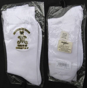 Michael Jackson Chaussettes THIS IS IT Socks White Bravado OFFICIAL 2009 NEW - Bild 1 von 3