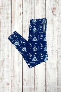 Women’s Leggings Depot Nautical Print Plus Size 3X NWT Stretchy Buttery Soft - Picture 1 of 4