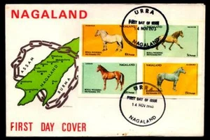 NAGALAND INDIA URRA - ROYAL WEDDING 11-14-1973 STAMPED FIRST DAY COVER #3 - Picture 1 of 1