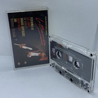 LA BAMBA Original Motion Picture Soundtrack Cassette Los Lobos 1987 Brian Setzer Foto 1 de 4