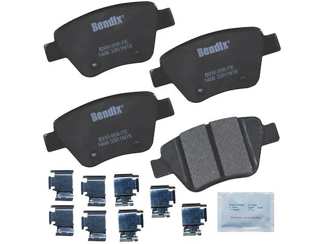 Juego de pastillas de freno traseras Bendix 43153DVGR 2011 2012 2013 para Volkswagen Golf 2010-2014 Foto 1 de 2