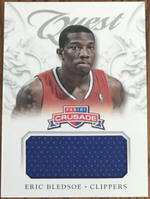2012-13 Panini Crusade Quest Memorabilia Eric Bledsoe #1 Los Angeles Clippers - Image 1 of 2