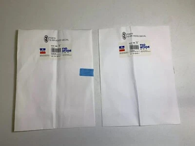 PAIR of Authentic Restoration Product 1970 Plymouth Roadrunner 440+6 Hood Decal - Изображение 1 из 4