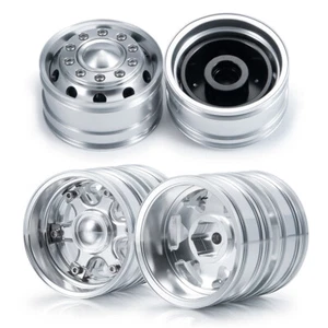 CNC Aluminum Front/ Rear Wheel Rim Hub for 1:14 RC Car Tamiya Tractor Truck - Picture 1 of 22