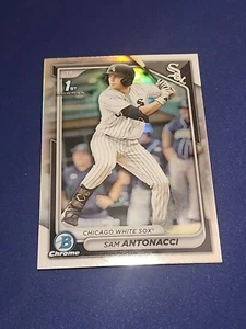 2024 Bowman Draft Chrome Refractor- #BD-59 Sam Antonacci 1st - Toronto Blue Jays - Picture 1 of 2