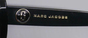 VINTAGE MARC JACOBS DESIGNER BLACK EYEGLASS FRAMES ONLY W CASE, BAG, 56 19 145 V - Picture 1 of 10