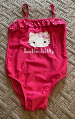 Traje de baño Hello Kitty Sanrio rosa talla 5T para niñas Foto 1 de 4