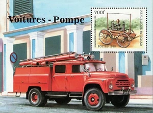Tchad - 1998 - Mezzi di Trasporto - Camion Pompieri - BF nuovo (MNH) - Imagen 1 de 1
