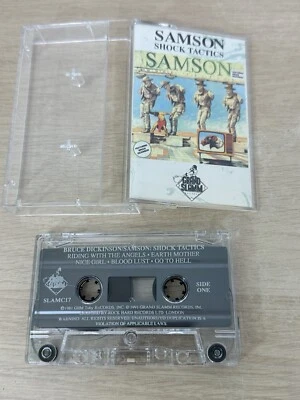 Samson - Shock Tactics (1981) - Cassette Tape w/ Bruce Dickinson of Iron Maiden Foto 1 de 4