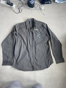 Camicia Volcom marrone maniche lunghe da uomo XL - Foto 1 di 6