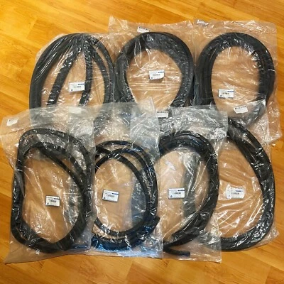 for Datsun Bluebird 510 4D sedan 1600 door windshield weatherstrip seal set 7 - Image 1 of 4
