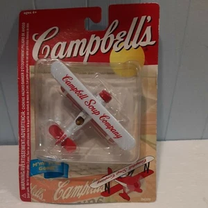 Rare - Gearbox Toys Campbell's  Soup Stearman  Barnstormer BiPlane Diecast Mod. - Picture 1 of 5