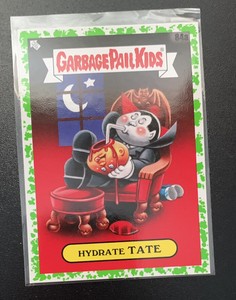 Garbage Pail Kids Food Fight Green Border Hydrate Tate 84a Nasty Nick Evil Eddie