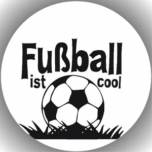 Tortenaufleger Geburtstag Party Tortenbild Fondant Oblate Fussball  P8 - Bild 1 von 1