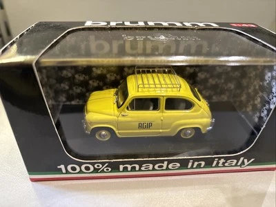 Fiat 600D Veicolo Commerciale AGIP 1960 1:43 BRUMM R543 - Immagine 1 di 3