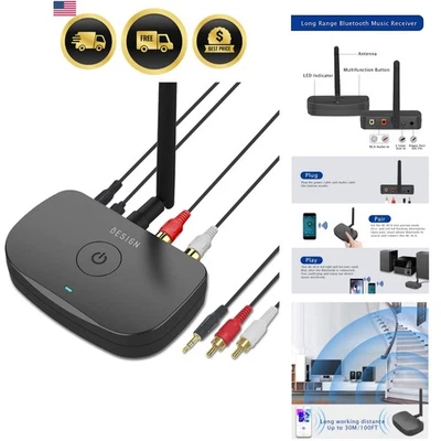 Bluetooth Music Receiver Wireless Audio Adapter for Wired Speakers Home - Image 1 of 4
