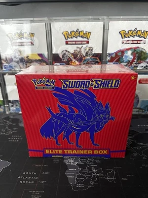 Pokémon Espada y Escudo Base Set Elite Entrenador Caja ETB - Zacian 🗡️&🛡️ Foto 1 de 4