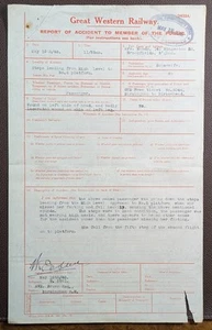1948 Great Western Railway Birmingham Snow Hill Public Accident Report - Picture 1 of 3