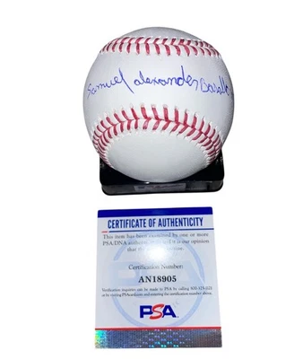 Samuel Basallo Signed FULL NAME Baseball Baltimore Orioles Autographed Auto COA - Image 1 of 3