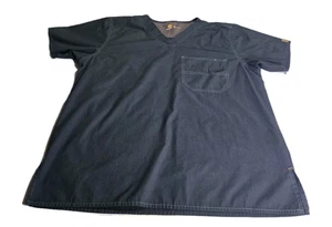 Carhartt Damen Scrubs Classic Fit Ripstop Shirt Schwarz V-Ausschnitt Kurzarm EUc - Bild 1 von 19