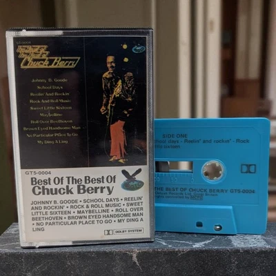 Chuck Berry- The Best of (Cassette Tape, 1976, Gusto Records) RARE Blue Cassette - Image 1 of 4