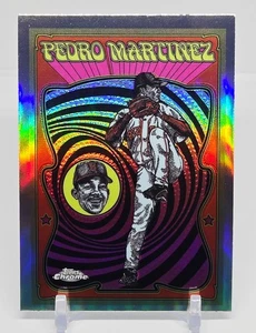 2025 Topps Chrome Baseball Pedro Martinez Ultra Violet SSP Case Hit - Picture 1 of 2