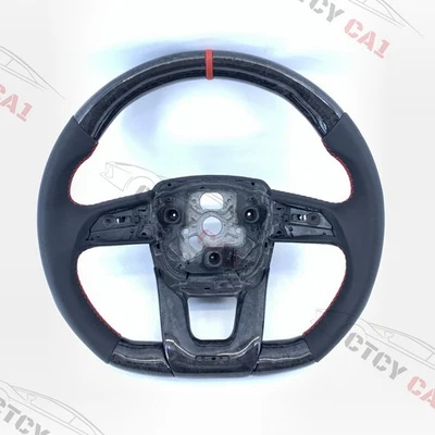 Custom Forged Carbon Fiber Steering Wheel for Lamborghini Urus/smooth leather - Image 1 of 4