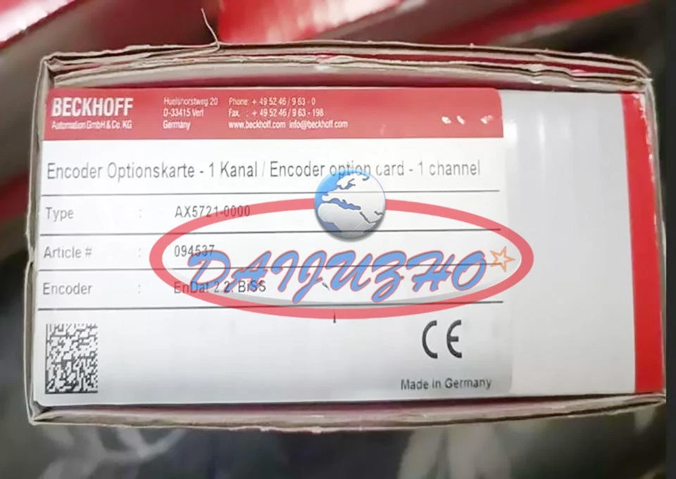 1PIECE BECKHOFF COMMUNICATION CARD AX5721-0000 NEW - Image 1 of 1