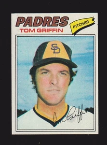 1977 TOPPS #39 Tom Griffin SAN DIEGO PADRES EX-MINT ( Stain ) B - Picture 1 of 2