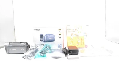 TOP MINT Canon iVIS HF R21 HD Video Camera Camcorder Black w/ Box tested works - Image 1 of 4