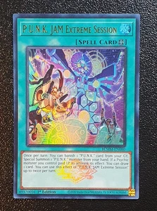 Yugioh BLMM-EN080 P.U.N.K. JAM Extreme Session 1st Emblazoned Ultra Rare MINT 10 - Bild 1 von 2