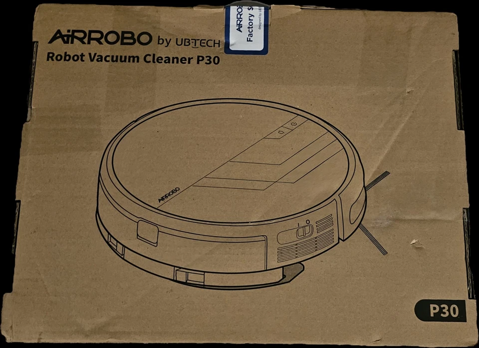 AIRROBO P30 3000Pa Robotic Robot Vacuum and Mop Cleaner Self-Charging App/Alexa - Image 1 of 1