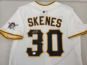 Pirates PAUL SKENES Signed Auto REAL Baseball Jersey Fanatics MLB Holo COA - Picture 1 of 5