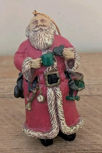 Vintage Weihnachtsmann Weihnachtsschmuck American Greeting Vergissmeinnicht, 2.  - Bild 1 von 6