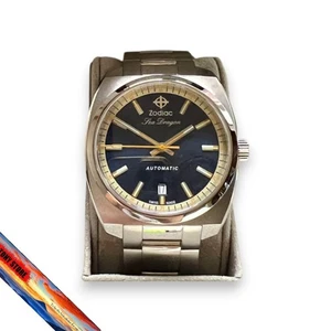 Zodiac Sea Dragon ZO9907 100M Water Resistant Automatic Men's Watch Blue Japan - Picture 1 of 5