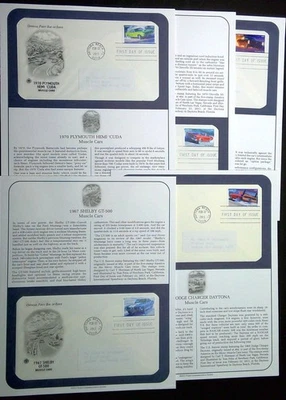 2013 Muscle Cars Sc 4743-4747 FDC PCS автомобили Dodge Shelby Pontiac GTO - Изображение 1 из 4