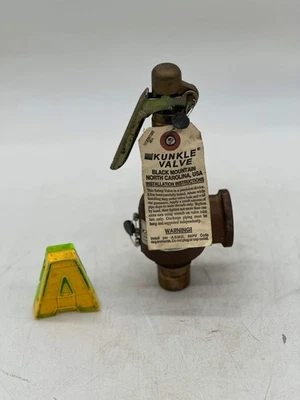 Kunkle 6010EDM01-KM Bronze Safety Relief Valve, 200 PSI, 3/4" (No Box) - Image 1 of 4