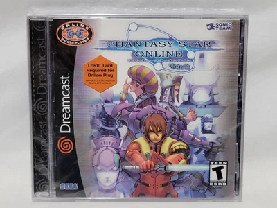 NEW Phantasy Star Online Ver 2 Sega Dreamcast Game SEALED Sonic Team PSO US NTSC - Image 1 of 4