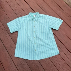 Camicia uomo Haband qualità e comfort uomo grande verde casual abbottonata - Foto 1 di 8