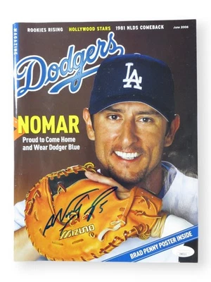 Nomar Garciaparra Signed Autographed Magazine Dodgers June 2006 JSA CB83211 - Image 1 of 4